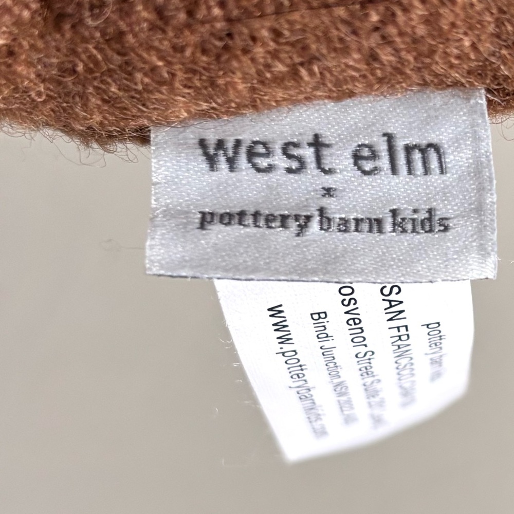 WEST ELM x POTTERY BARN Maxi Golden Caramel Liewood Barty Plush Teddy Bear - Picture 6 of 9